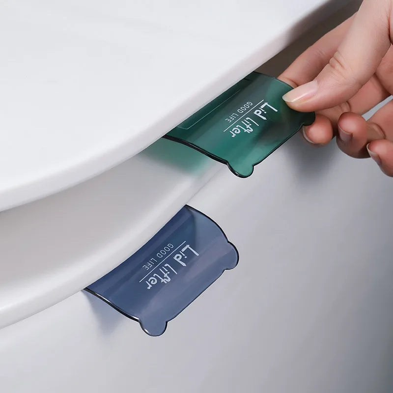 Adhesive Toilet Lid Lifter Handle – No-Drill Bathroom Accessory Toilet Lid Lifter Nixie