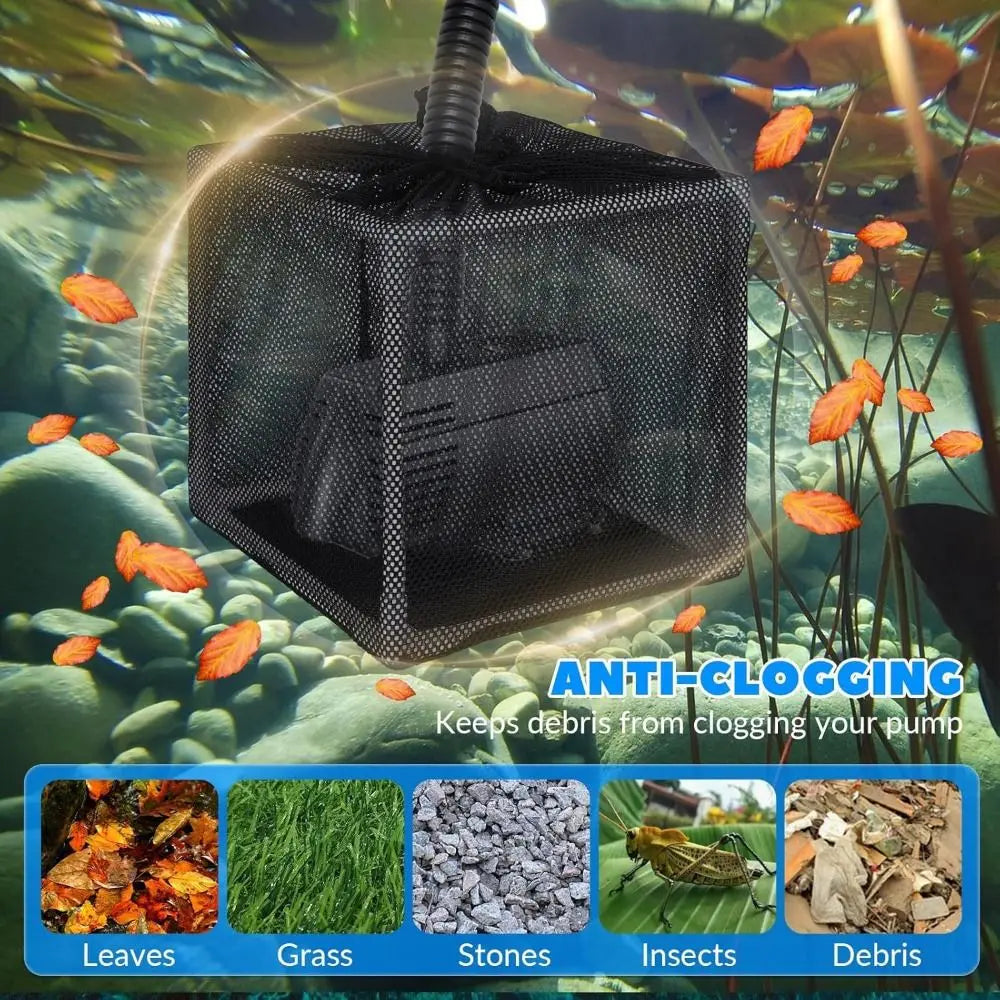 Reusable Pond Pump Filter Bag – High Flow Drawstring Nylon