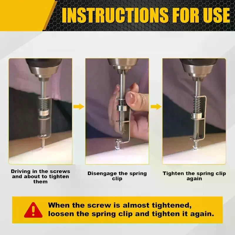 Spring Screw Retaining Bit – Universal Drill Screw Holder Tool