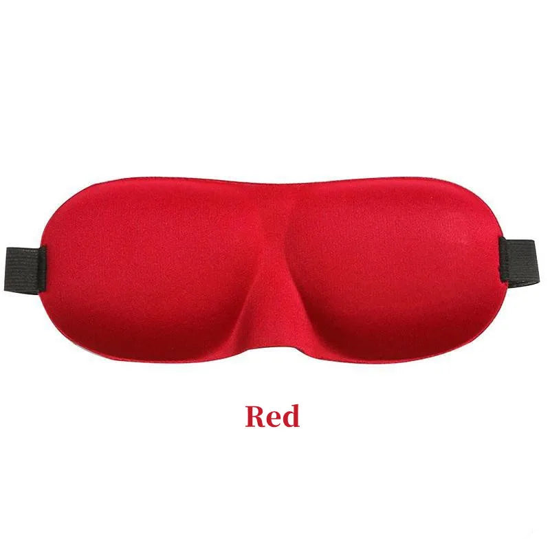 Nixie 3D Blackout Sleep Mask – Travel Eye Cover for All Sleepers Sleep Eye Mask Nixie Red