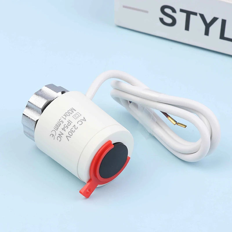 230V NC Electric Thermal Actuator for Underfloor Heating Manifold Thermal Valve Actuator Nixie