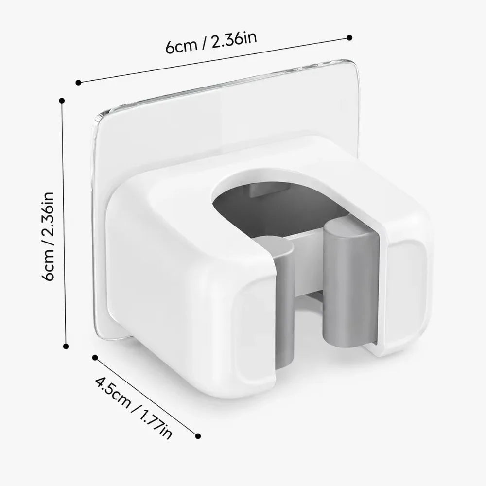 No-Drill Wall Mop Holder Hook – Strong Adhesive Organizer