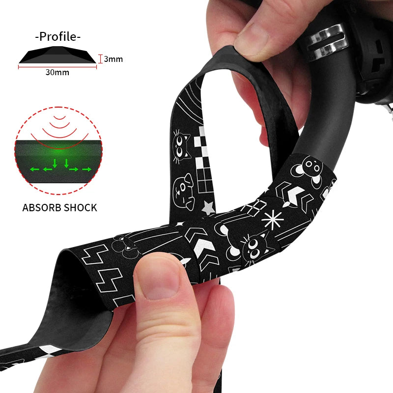 BUCKLOS Bar Tape Gravel Road Bike Handlebar Wrap Anti-Slip Bicycle Handlebar Tape Nixie