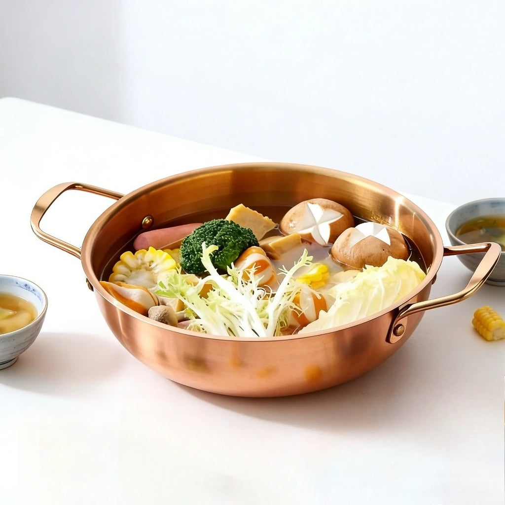 FEB.WIND Korean Ramen Pot – Stainless Steel Cooking Pot