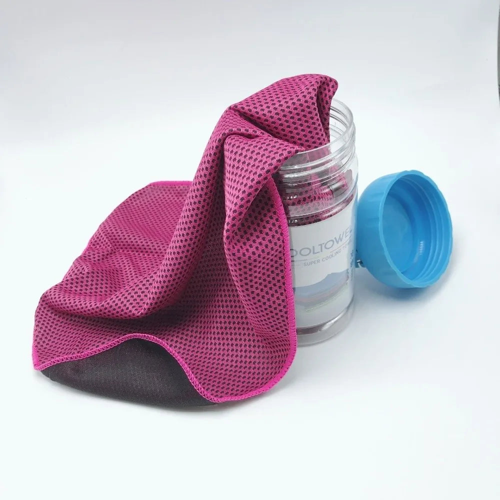 Portable Cooling Towel – Quick-Dry Microfiber Sports Towel