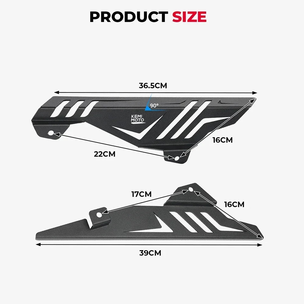 Aluminium Belt Guard Cover for Sportster S RH1250 2021-2024 Motorcycle Belt Guard Nixie