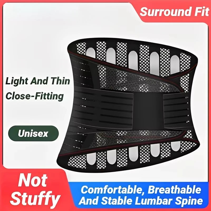 Nixie Adjustable Waist Trainer Corset Belt – Breathable Mesh Waist Trainer Shapewear Nixie