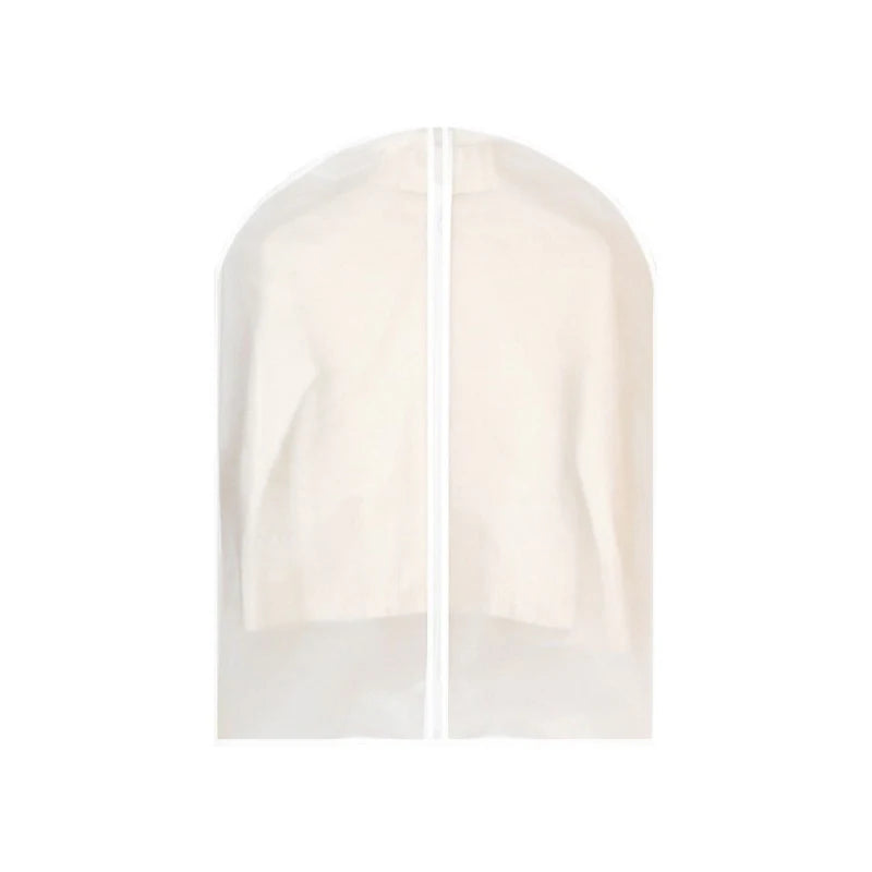 Transparent Hanging Garment Dust Cover Bag with Zipper
