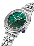 REBIRTH Casual Quartz Watch – Minimalist Stainless Band Quartz Watch Nixie Silver