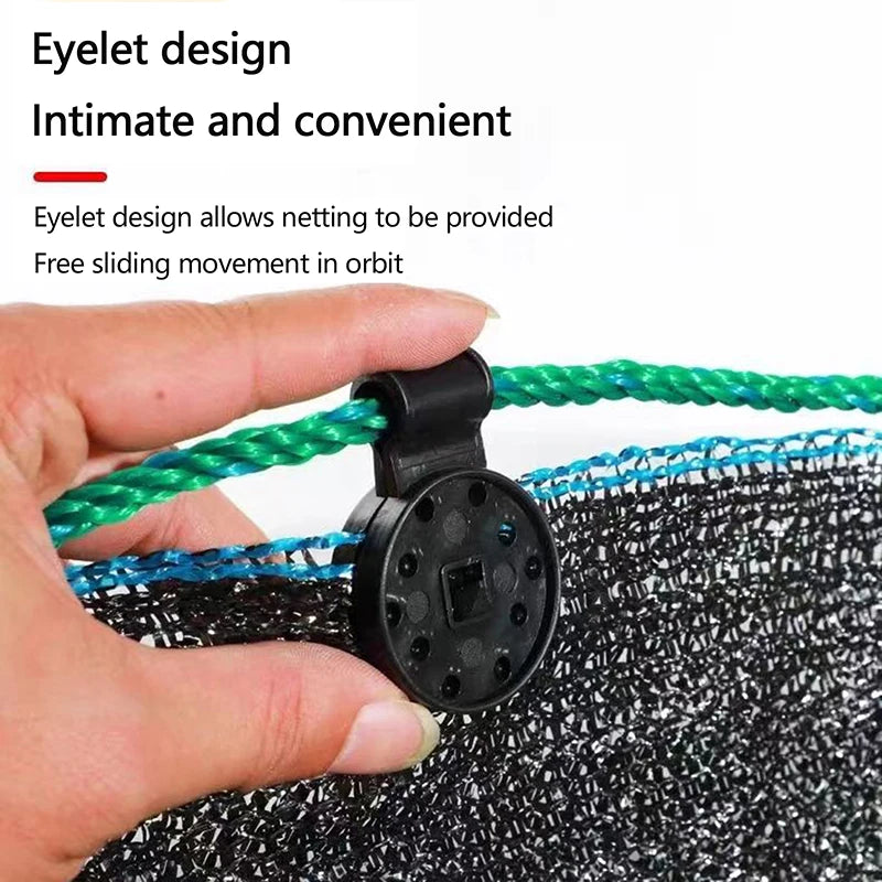 100Pcs Shade Cloth Clips Greenhouse Fabric Net Fixing Clamps Greenhouse Net Clips Nixie