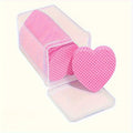 200Pcs Heart-Shaped Lint-Free Cotton Pads – Nail Cleaning Wipes Nail Cleaning Wipes Nixie Pink