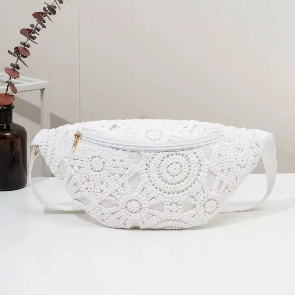 Bohemian PU Leather Waist Bag – Crossbody Beach Chest Bag Waist & Crossbody Bag Nixie