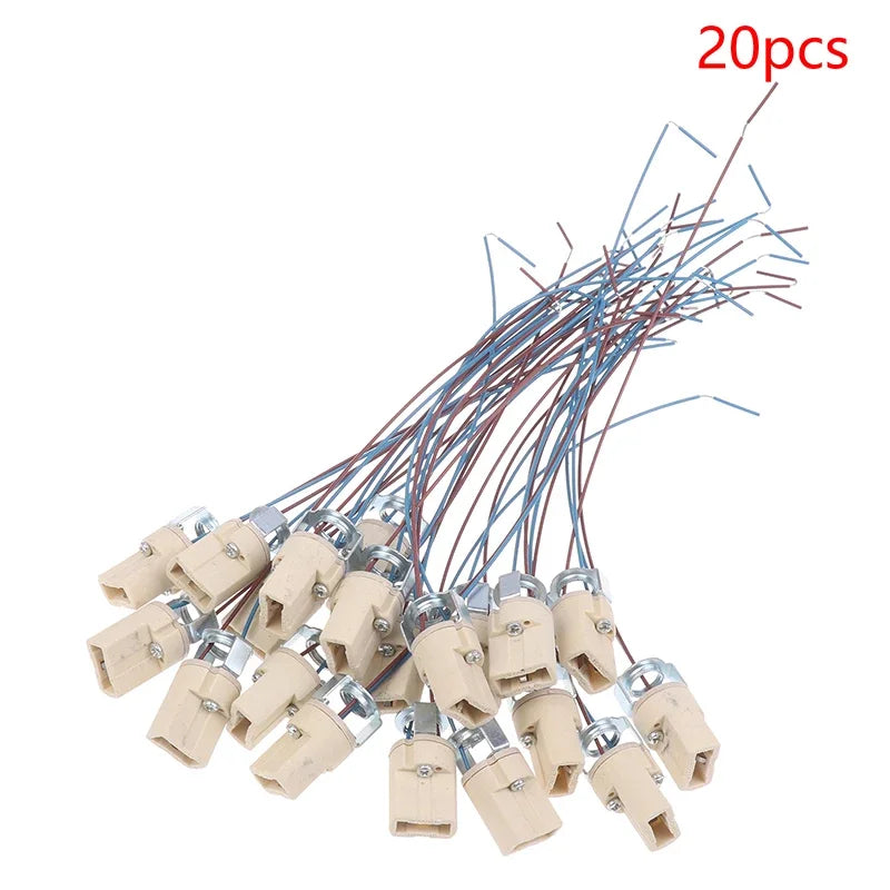 G9 Ceramic Bulb Socket Holder 10/20 Pack – LED & Halogen