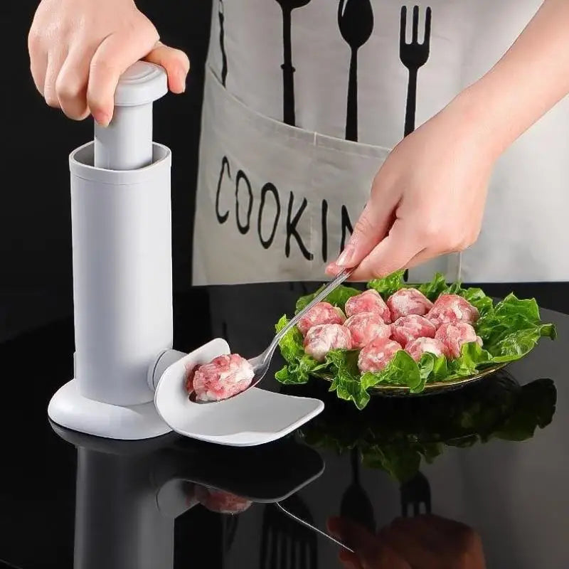 2-in-1 Manual Sausage Maker & Meatball Stuffer | Kitchen Tool Sausage Stuffer Nixie