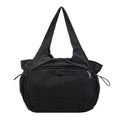 Women's Large Plaid Tote Bag for Travel & Commuting Tote Bag Nixie Black