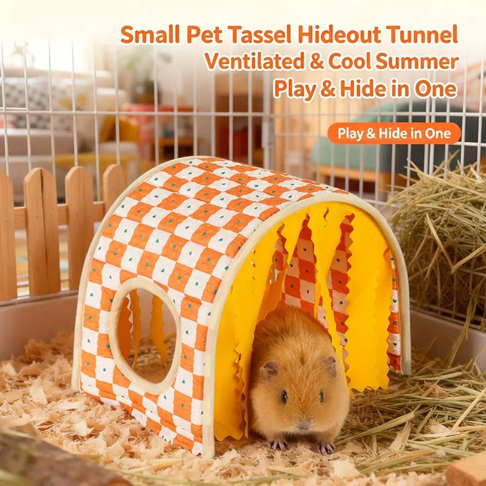 Guinea Pig Tunnel Hideout – Breathable Hamster Nest & Play Tube Small Pet Tunnel Nixie