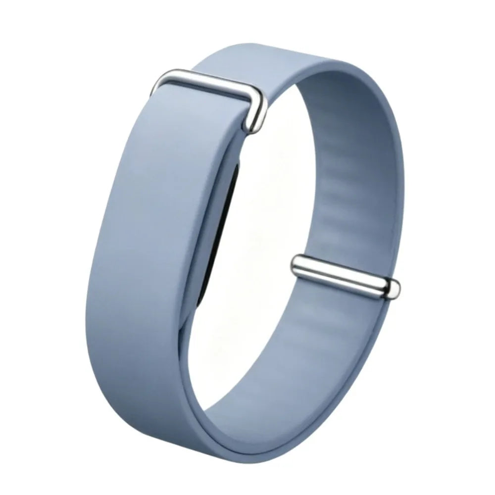 Silicone Sport Loop Band for Google Fitbit Air – Replacement Strap Smartwatch Replacement Band Nixie Blue