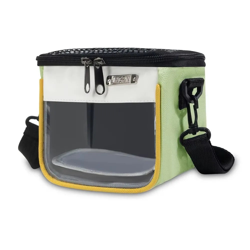 Breathable Small Pet Carrier Tote Bag – Hamster & Hedgehog Small Pet Carrier Bag Nixie Green