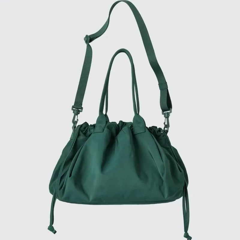 Japanese Lightweight Nylon Tote Crossbody Bucket Bag Nylon Tote Bag Nixie