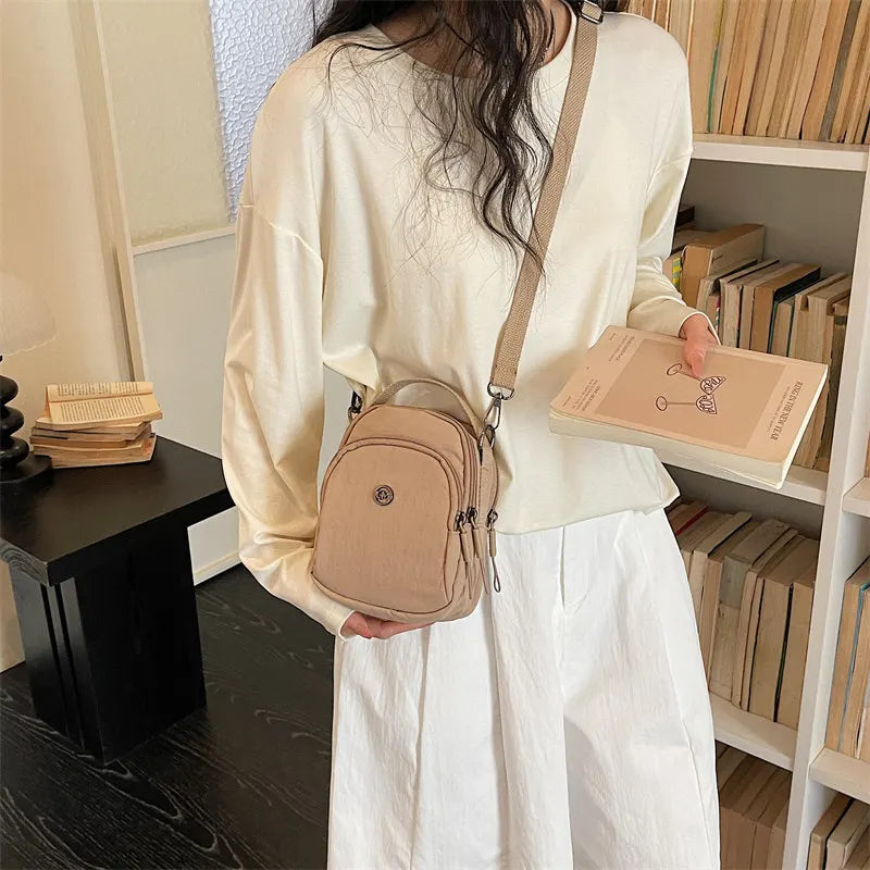 Women's Crossbody Phone Bag – Small Round Shoulder Bag