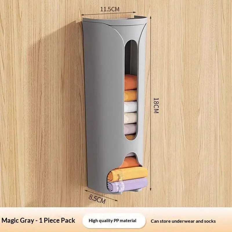 Wall Mounted Grocery Bag Dispenser – No-Drill Kitchen Storage