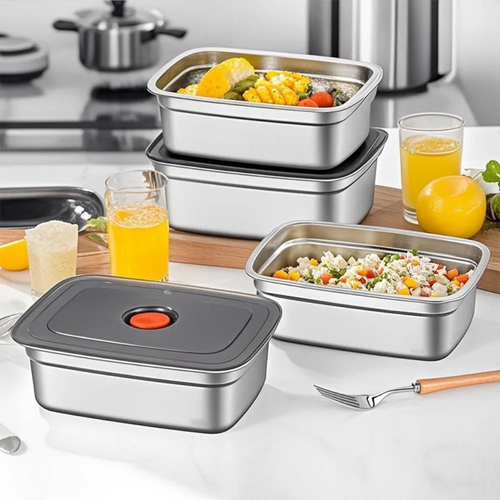 Stainless Steel Bento Box – Leak-Proof Lunch Container Stainless Steel Bento Box Nixie