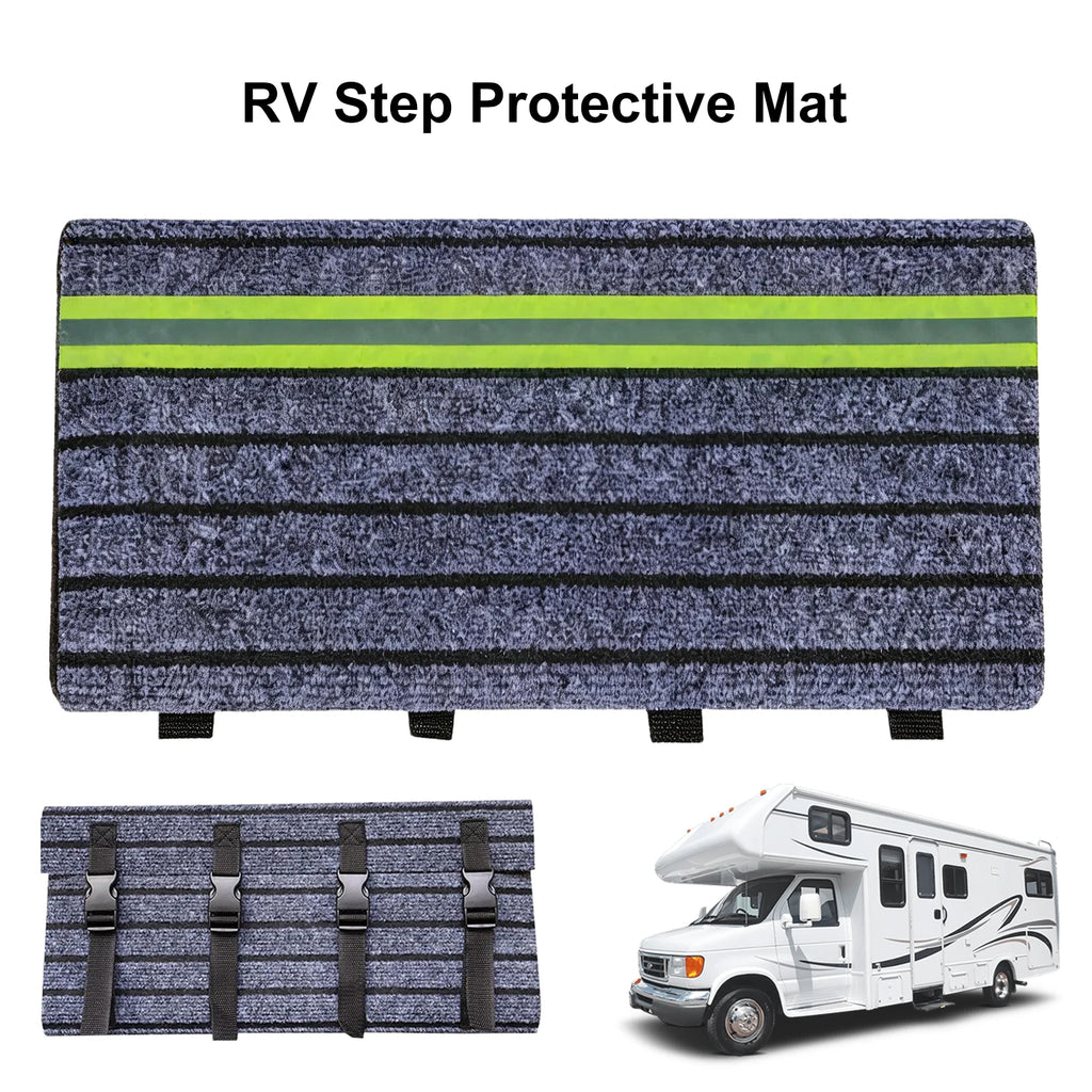 Non-Slip RV Step Cover Mat – Waterproof Motorhome Stair Carpet RV Step Cover Mat Nixie