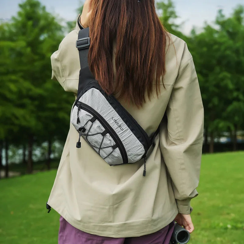 Nixie Men's Lightweight Chest Bag – Sports Crossbody Sling Men's Crossbody Bag Nixie