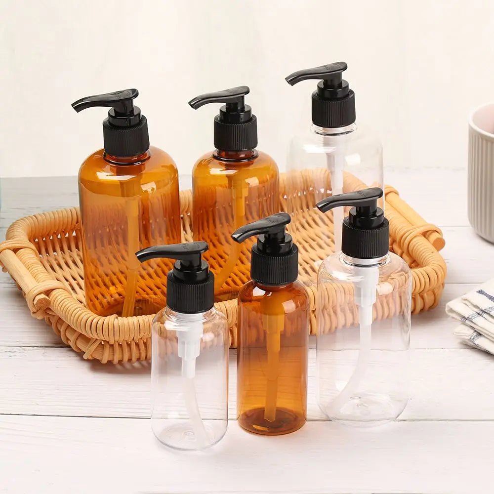 Plastic Liquid Pump Dispenser Bottle 100/200/300ml | Nixie