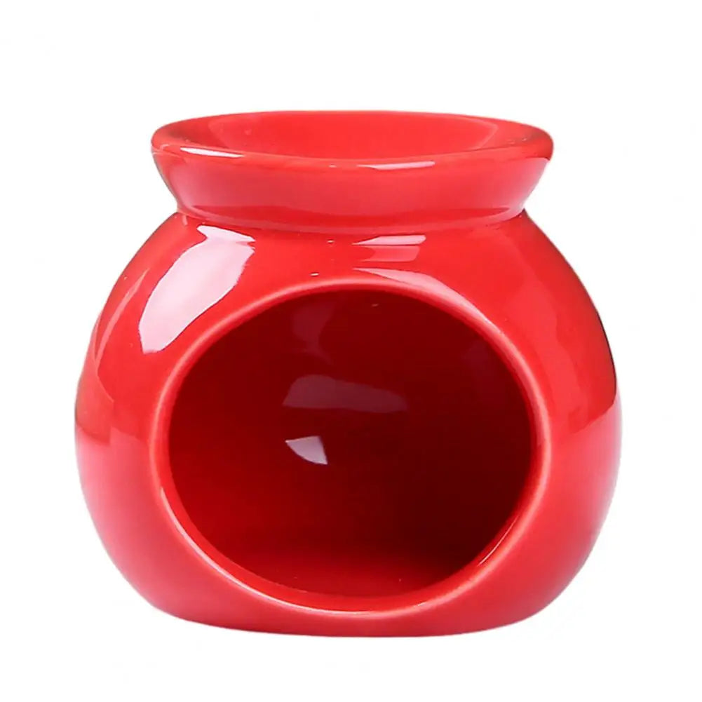 Ceramic Essential Oil Burner & Wax Melt Warmer – Tealight Oil Burner Warmer Nixie Red