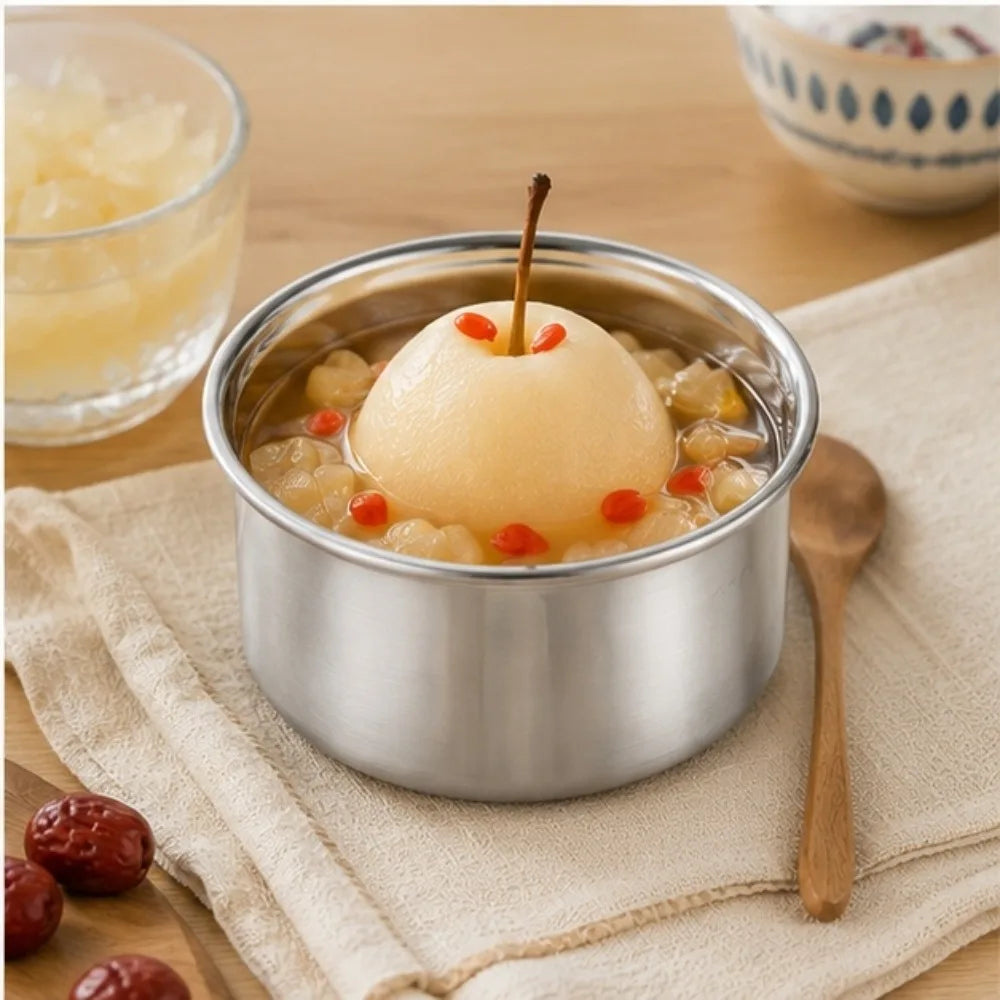 304 Stainless Steel Ramekin with Lid – Baby Food & Baking Bowl Stainless Steel Ramekin Nixie