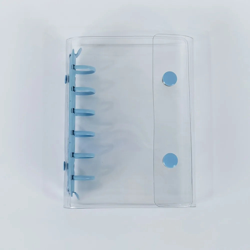 Macaron A7 Binder Cover 6-Hole PVC Transparent Collectible Organizer