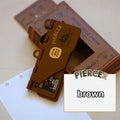 Retro Mini 3-Hole Punch Portable Card Punch M5 A7 A6 Mini Hole Punch Nixie Brown