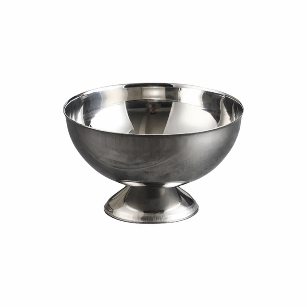 Stainless Steel Ice Cream Cups & Dessert Bowls | Silver & Gold Dessert Serving Bowl Nixie Silver-1-S