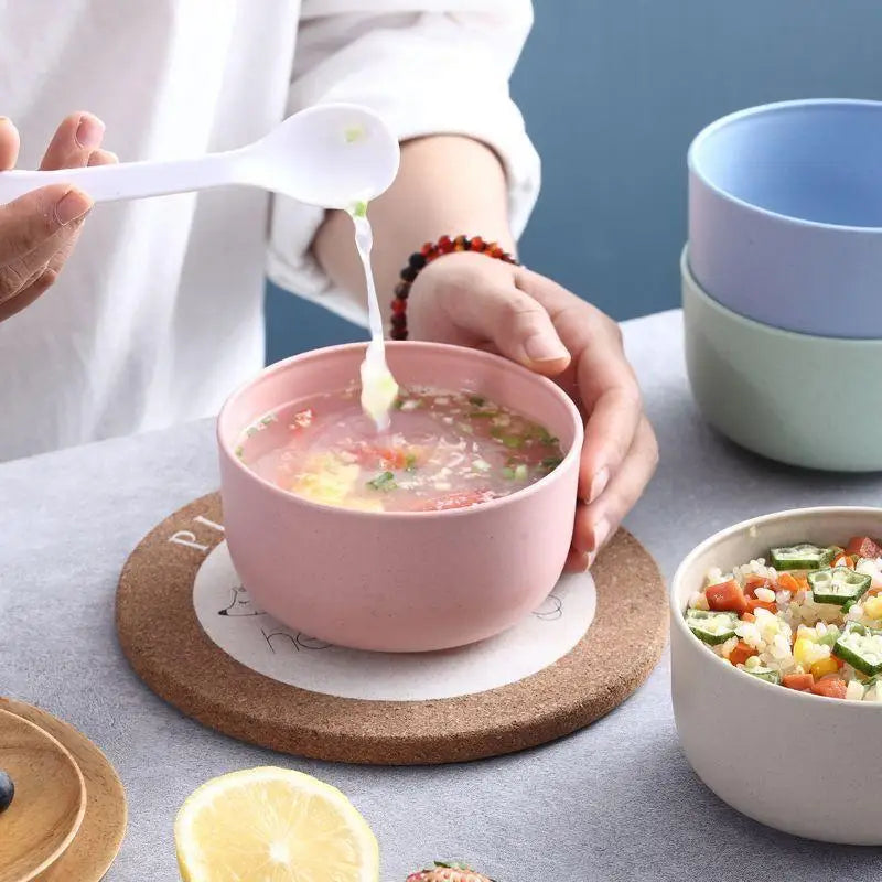 Wheat Straw Bowl – Lightweight Eco-Friendly Tableware Wheat Straw Bowl Nixie
