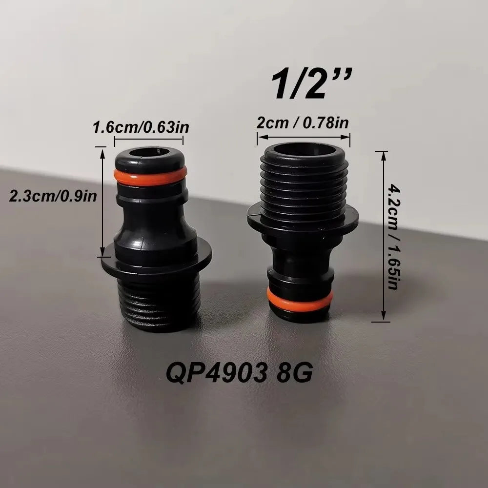 1/2" & 3/4" Brass Tap Nipple Connector – Garden Hose Quick Fit