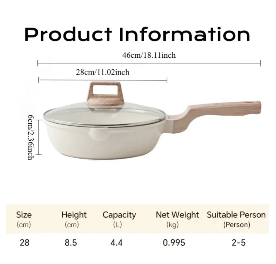 DONNOR Ceramic Nonstick Cookware Set – Pots & Pans Induction Ceramic Cookware Set Nixie 11 inch frying pan