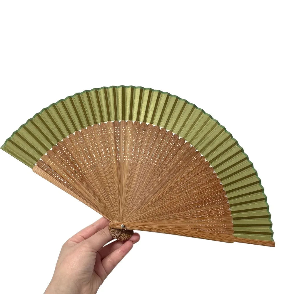 Chinese Bamboo Folding Fan – Elegant Portable Dance & Decor Fan Decorative Folding Fan Nixie