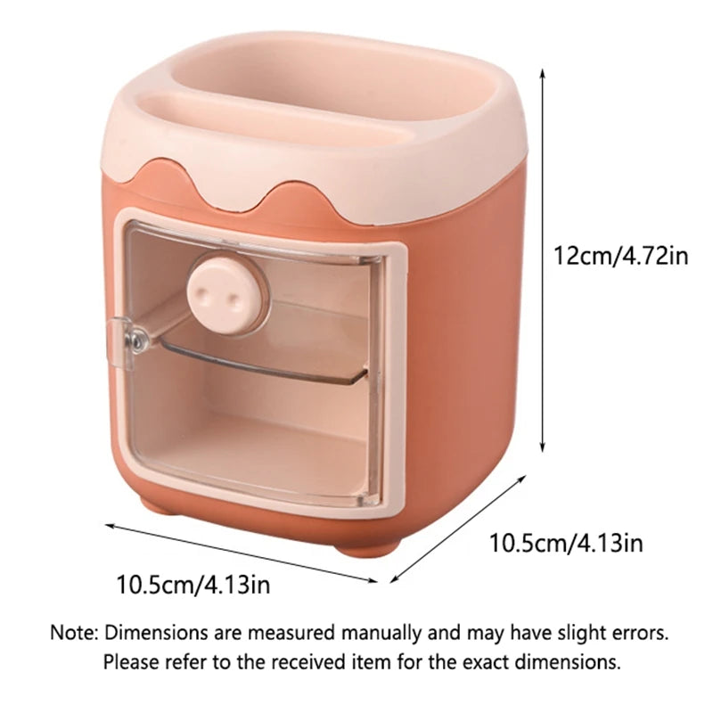 Cute Bear Pencil Holder & Multipurpose Desk Organizer Box Desk Organizer Nixie