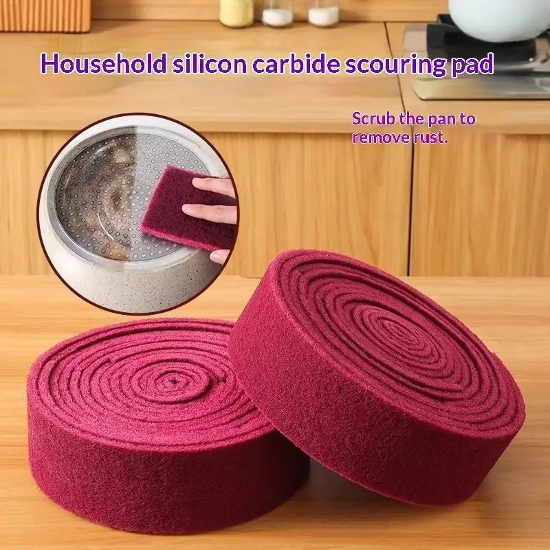 Heavy Duty Nylon Abrasive Scouring Pad Roll 1M Cut-to-Size Abrasive Scouring Pad Nixie
