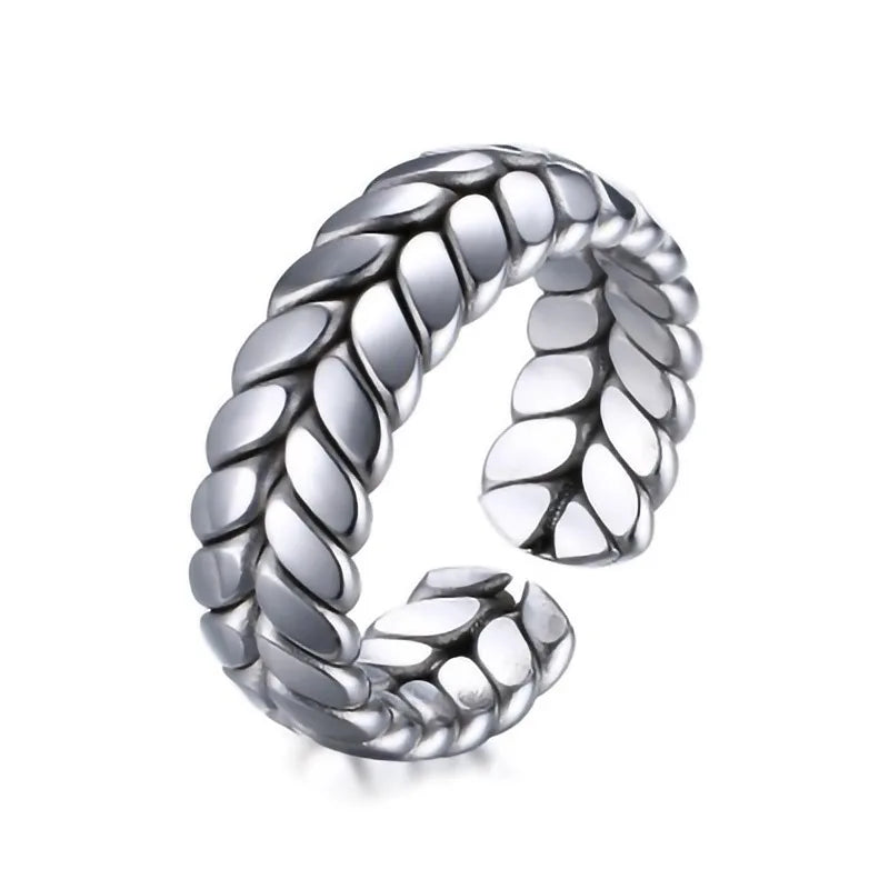Vintage Punk Adjustable Ring – Eagle Tiger Snake Charm