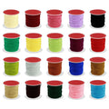 20 Rolls Waxed Bracelet Cord – 20 Colors, 0.8mm Polyester Waxed Craft Cord Nixie 20 color set