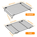 2-Pack Nonstick Carbon Steel Cooling Rack with Collapsible Legs