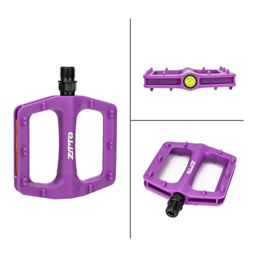 Nylon Bike Pedals Anti-Slip 9/16" Sealed Bearing Cycling Pair Bike Pedals Nixie