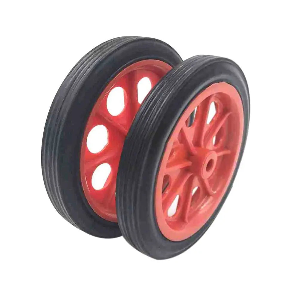 Replacement Shopping Cart Caster Wheels Anti-Slip 2pcs Replacement Cart Wheels Nixie 13.5cm-09