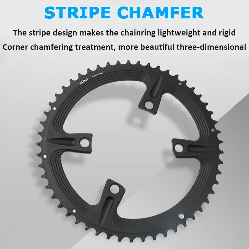 RIRO 110BCD Road Bike Chainring 50/34T 52/36T 53/39T Shimano Bicycle Chainring Nixie
