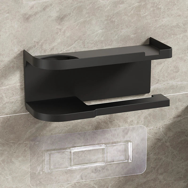 Wall-Mounted Toilet Paper Holder with Storage Shelf Toilet Paper Holder Nixie