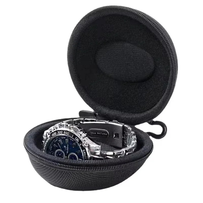 Portable EVA Single Watch Travel Case – Waterproof Zippered Box
