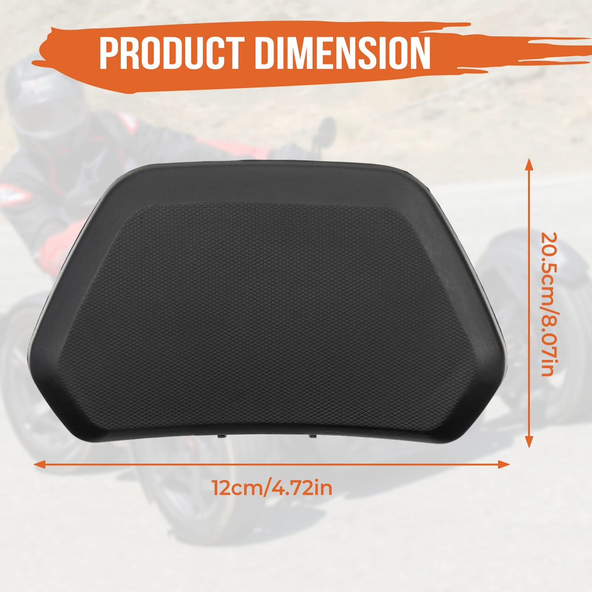 Can-Am Ryker Driver Backrest 219400960 | Adjustable (2019+) Motorcycle Driver Backrest Nixie