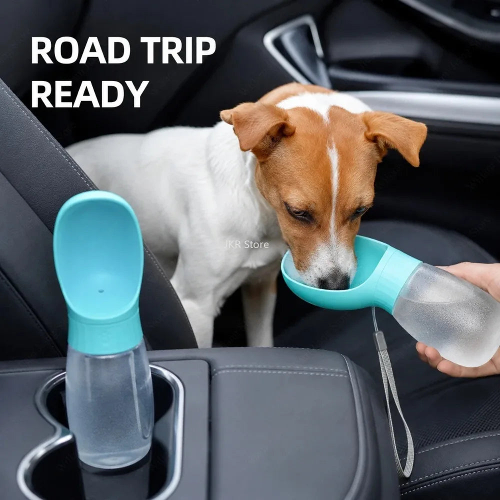 Portable Dog Water Bottle & Dispenser Bowl 300ml/500ml